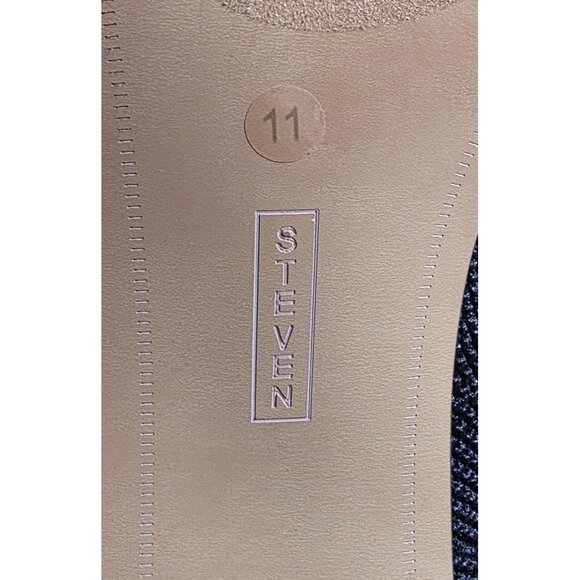 Women's - Steven by Steve Madden Black Nickie Boots, Size 11 - Picture 6 of 7